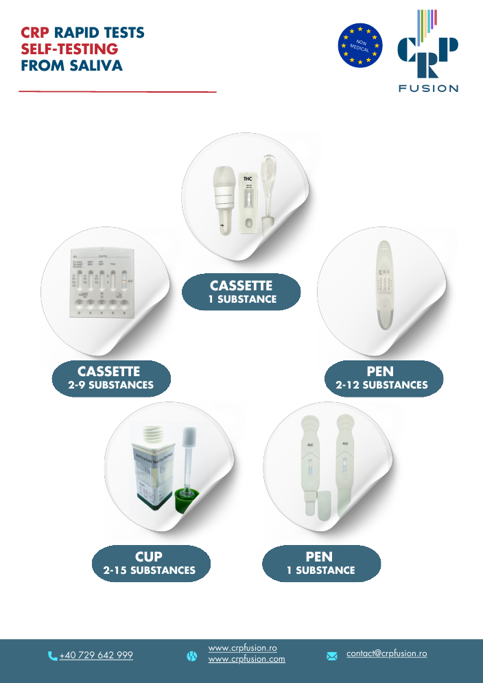 CRP Fusion rapid testing formats